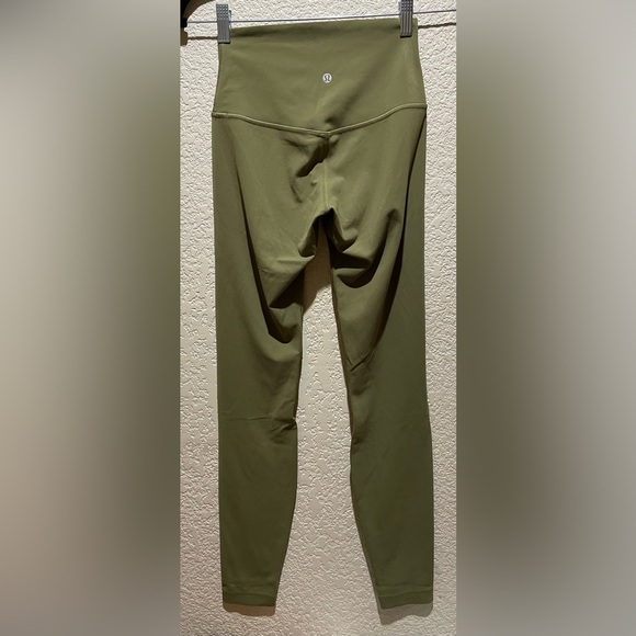 Lululemon Align High Rise 28” Leggings Bronze Green Size 4 - Picture 6 of 10